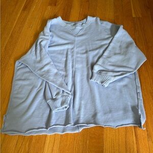 Aerie Soft Knit Sweater in Light Blue